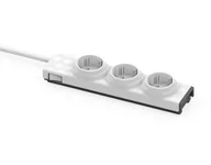 Listwy zasilające - PowerStrip Listwa zasilająca  Modular 3 gniazda 1m biały 10250/PSMDDE 10250/PSMDDE - miniaturka - grafika 1