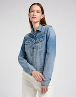 Kurtki damskie - Damska kurtka jeansowa Lee RIDER JACKET M - miniaturka - grafika 1
