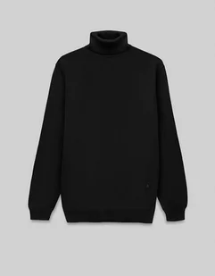 Sweter męski goriano golf czarny - Swetry męskie Sweter męski goriano golf czarny - Swetry męskie - miniaturka - grafika 1