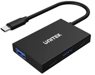 Adaptery i przejściówki - Unitek Hub USB-C 10Gbps 2x USB-A 2x USB-C H1302A - miniaturka - grafika 1