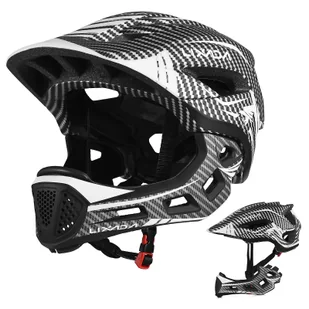 Lixada Kids Odpinany kask integralny Sportowy kask rowerowy dla dzieci Sprzęt ochronny do jazdy na rowerze Skateboarding Roller Skate Scooter - Kaski rowerowe - miniaturka - grafika 1