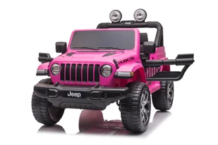 Pojazd na Akumulator Jeep Wrangler Rubicon DK-JWR555 Różowy - Pojazdy elektryczne dla dzieci - miniaturka - grafika 7