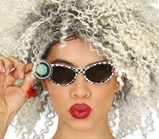 Okulary Lata 50 - Dodatki do strojów karnawałowych - miniaturka - grafika 1