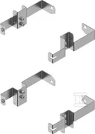 Rozdzielnie elektryczne - ETI polam Uchwyt wkładu do obudowy GT /głebokość 150mm/ UW-GT 150 001101705 /komplet=4szt./ 001101705 - miniaturka - grafika 1