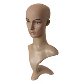Manekiny wystawowe - Manekin głowa damska do ekspozycji kapeluszy, do peruek na wystawę Bituxx - miniaturka - grafika 1