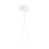Lampy stojące - Biała lampa podłogowa trójnóg z abażurem DAKAR - miniaturka - grafika 1