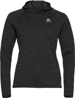 Koszulki sportowe damskie - ODLO Run Easy Warm Hoody Midlayer Women, szary S 2021 Zimowe koszulki do biegania 312961-60008-S - grafika 1