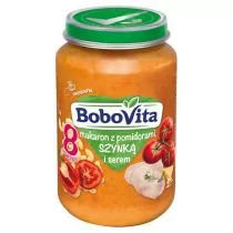 Nutricia POLSKA SP Z O.O BoboVita Obiad Makaron z pomidorami szynką i serem po 8 miesiącu 190 g - Soki i herbatki dla dzieci - miniaturka - grafika 1