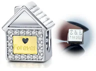 Charmsy - Charms do Pandora - CHARMS DOM + TWÓJ GRAWER - miniaturka - grafika 1