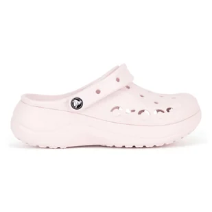 Klapki basenowe Crocs WB-BAYA PLATFORM CLOG 208186-6PI - Klapki i japonki damskie - miniaturka - grafika 1