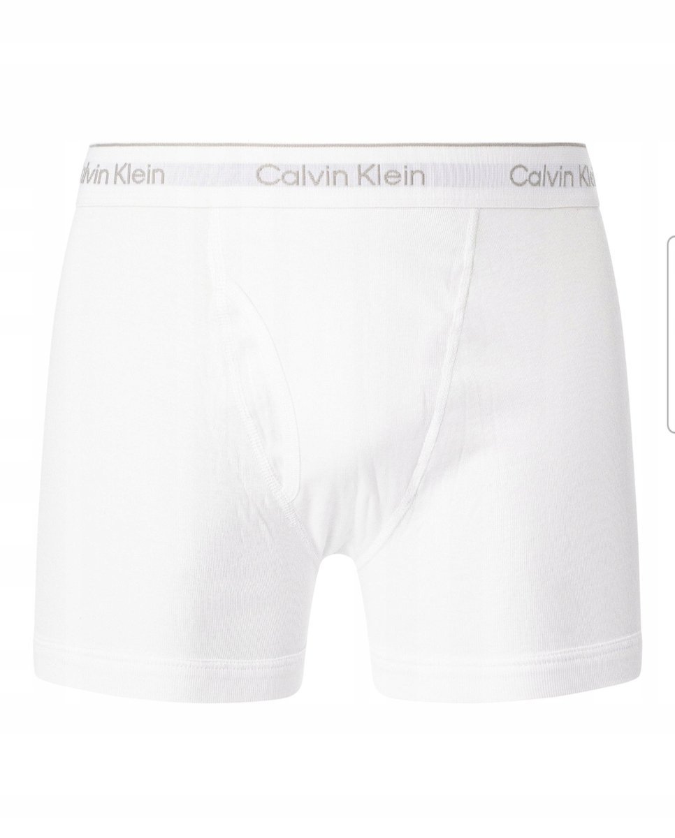 Calvin Klein Majtki Bokserki 3-PACK 3 PARY biały rozmiar S