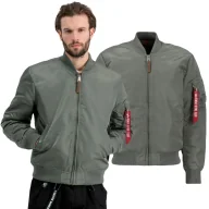 Odzież taktyczna i umundurowanie - Kurtka Alpha Industries MA-1 VF 59 191118 432 - Vintage Green 5XL - miniaturka - grafika 1