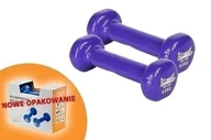 Hantle i ciężarki - Ciężarki Do Ćwiczeń Hantelki Winylowe 2x0,5KG - miniaturka - grafika 1