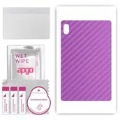 Akcesoria do tabletów i e-booków - folia naklejka skórka strukturalna na TYŁ do Huawei MatePad 11 2023 - Carbon Fioletowy - apgo SKINS - miniaturka - grafika 1