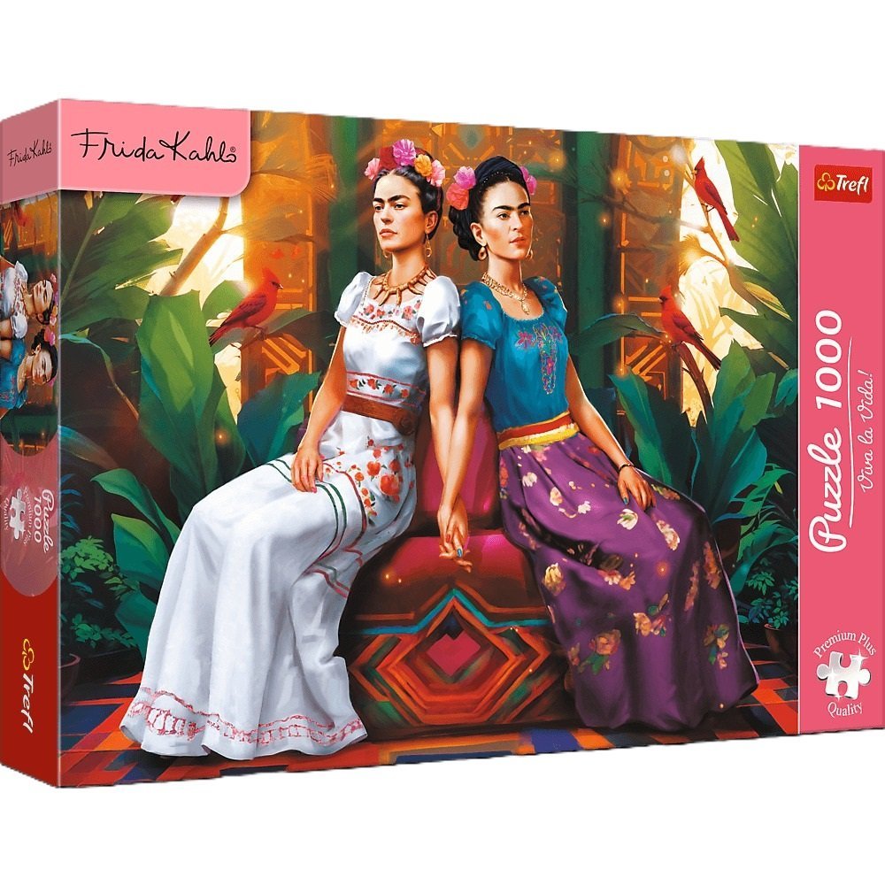 Puzzle, Trefl Premium Plus - Frida Kahlo: Dwa oblicza, 1000 el.