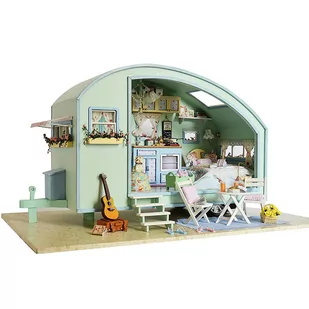 Miniaturowy domek - Wakacje na kempingu / HABARRI - Zabawki kreatywne - miniaturka - grafika 1