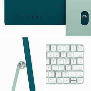 Apple iMac 24" 4,5K Retina M3 8-core CPU + 10-core GPU / 16GB / 512GB SSD / Gigabit Ethernet / Zielony (Green) - Zestawy komputerowe - miniaturka - grafika 13