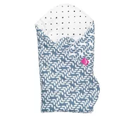 Śpiworki dla dzieci - MOTHERHOOD - Otulacz ze wzmocnieniem kokosowym CLASSICS 75x75 cm niebieski - miniaturka - grafika 1