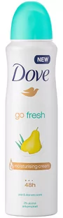 Dove Go Fresh spray Pear&Aloe Vera Antyperspirant 150ml - Dezodoranty i antyperspiranty dla kobiet - miniaturka - grafika 1