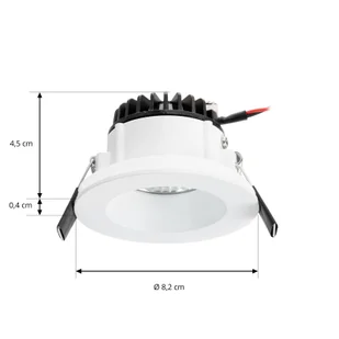 Arcchio LED downlight Aryx, biały, 4000K - Oprawy, klosze i abażury - miniaturka - grafika 3