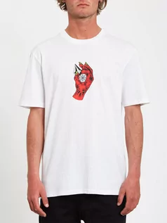 Koszulki dla chłopców - Volcom Zombie white koszulka męska - L - grafika 1
