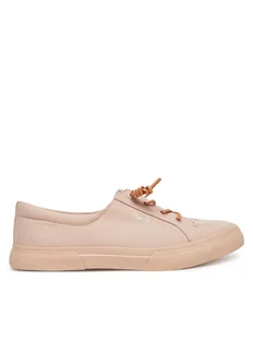 Pepe Jeans Tenisówki Kenton Block W PLS31590 Różowy - Trampki damskie - miniaturka - grafika 1