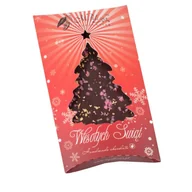 Czekolada - Czekolada Świąteczna gorzka M.Pelczar Chocolatier z 23 karatowym złotem i różą 85g - miniaturka - grafika 1