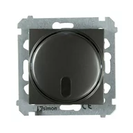 Wyłączniki światła i elektryczne - Kontakt Simon Ściemniacz przyciskowy SIMON 54 antracyt - miniaturka - grafika 1
