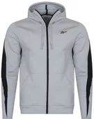 Bluzy męskie - REEBOK - BLUZA MĘSKA DreamBlend FZ Hoodie H49870-S - Reebok - miniaturka - grafika 1