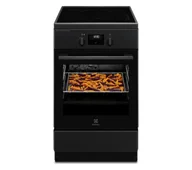Kuchenki gazowo-elektryczne - Electrolux 600 SteamBake LKI564266K Piekarnik parowy Termoobieg AirFry - miniaturka - grafika 1
