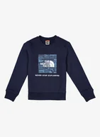 Bluzy sportowe męskie - Bluza dziecięca The North Face Teen Redbox Crew - summit navy - miniaturka - grafika 1