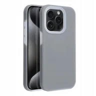Inne akcesoria audio-wideo - Etui do Apple IPHONE 16 matowy futerał szary pokrowiec case ochrona plecki - miniaturka - grafika 1