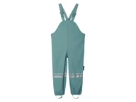 Kombinezony dla dzieci - lupilu® Spodnie ogrodniczki przeciwdeszczowe dziecięce (Petrol, 98/104) - miniaturka - grafika 1