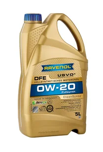 RAVENOL DFE 0W20 USVO 5L - Oleje silnikowe RAVENOL DFE 0W20 USVO 5L - Oleje silnikowe - miniaturka - grafika 1