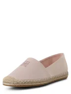 Espadryle damskie - Tommy Hilfiger Damskie espadryle Kobiety Tekstylia różowy jednolity, 39 - miniaturka - grafika 1