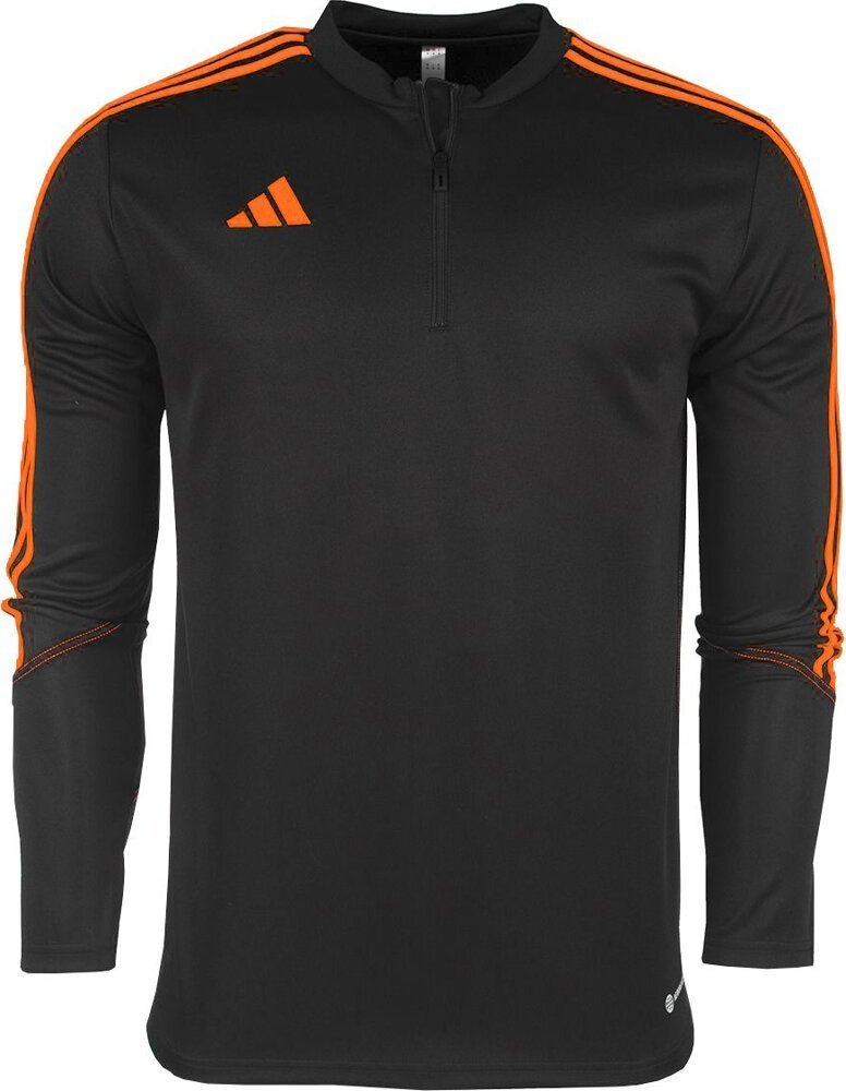 Adidas Bluza dla dzieci adidas Tiro 23 Club Training Top czarno-pomarańczowa HZ0186 140cm