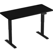 Biurka - Biurko LVN SYSTEM Control Series 140 Czarny - miniaturka - grafika 1