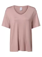 Piżamy damskie - Calvin Klein - Damska koszulka od piżamy, różowy - miniaturka - grafika 1