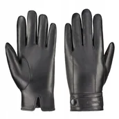 Rękawiczki - Betlewski, Rękawiczki skórzane męskie ocieplane zimowe, rozmiar XXL - miniaturka - grafika 1