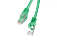 Patchcordy - Lanberg Patchcord RJ45 cat.6 FTP 20m zielony - miniaturka - grafika 1