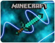 Podkładki pod mysz - PODKŁADKA POD MYSZKĘ MINECRAFT Z IMIENIEM 23x19CM DO LAPTOPA - miniaturka - grafika 1