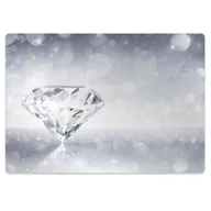 Podnóżki, podpórki, podkładki - Podkładka pod krzesło obrotowe Diament 140x100 cm - miniaturka - grafika 1