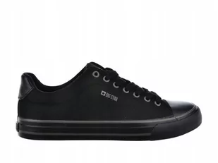 BUTY męskie BIG STAR trampki NN174005 czarne 42 - Moda i Uroda OUTLET - miniaturka - grafika 1