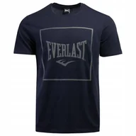 Koszulki męskie - KOSZULKA męska T-SHIRT EVERLAST z krótkim rękawem 100% bawełna granatowa L - miniaturka - grafika 1