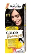 Farby do włosów i szampony koloryzujące - Schwarzkopf Palette Color Shampoo 133 Czerń - miniaturka - grafika 1
