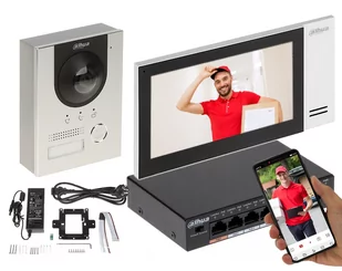 Wideodomofon IP DAHUA KTP01-S2(S) Switch PoE Aplikacja WDR microSD - Wideodomofony - miniaturka - grafika 1