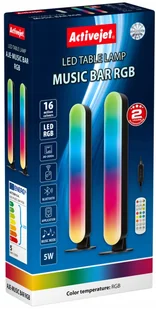 Lampka Muzyczna Led Activejet Aje-music Bar Rgb - Lampy stojące - miniaturka - grafika 1