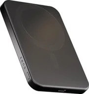 Powerbanki - Zens Slim Qi2 Aluminium Powerbank 5000 mAh kompatybilny z MagSafe i Qi2 czarny - miniaturka - grafika 1