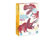 Puzzle - Londji puzzle z foliami Discover the Dinosaurs 200 el. - miniaturka - grafika 1