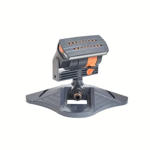TEMU 1 Szt. 16-otworowy Sprinkler Ogrodowy Z 180° Obracającą Regulowaną Głową, Duża Powierzchnia Automatycznego Systemu Nawadniania, Bez - Inne - miniaturka - grafika 1